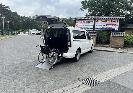 VW Caddy Volkswagen Maxi Taxi, LED, Rollstuhlumbau, EasyFlexrampe, Aut