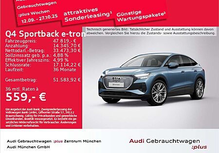Audi Q4 e-tron 45 S line Wärmep./AHK/21"Zol