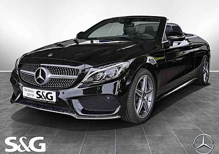 Mercedes-Benz C 180 Cabrio AMG AHK+TOTWINKEL+LED+AIRCAP+18"