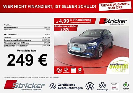 Audi Q4 e-tron 40 Sportback 249,-ohne Anzahlung Navi Leder Kamer