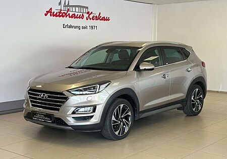 Hyundai Tucson blue 2.0 CRDi 4WD Aut. Premium +LEDER+AHK+8Fach
