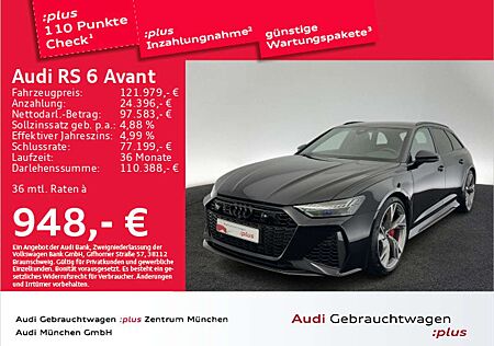 Audi RS6 Avant Dynamik+/Keramik/Laser/StdHzg/Carbon