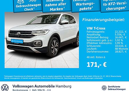 VW T-Cross Volkswagen 1.0 TSI Style DSG Sitzh. LED App-Connect