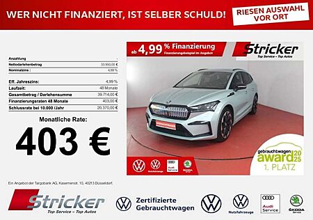 Skoda Enyaq iV 80x Sportline 403,-ohne Anzahlung Pano HUD ACC