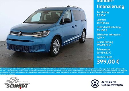 VW Caddy Volkswagen Maxi 2.0 TDI Style DSG AHK STHZ NP: 57.493