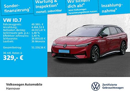 VW ID.7 Volkswagen Tourer Pro S Navi AHK LED ACC PDC SHZ WP HU