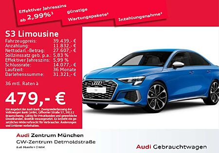 Audi S3 TFSI S tronic B&O/Virtual+/Navi+/Ka