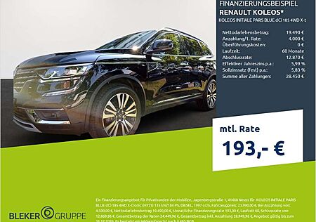 Renault Koleos INITIALE PARIS BLUE dCi 185 4WD X-tronic (MY21)