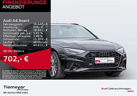 Audi A4 40 TFSI Q 2 x S LINE LM19 KAMERA NAVI+