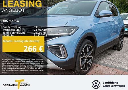 VW T-Cross Volkswagen 1.0 TSI DSG STYLE IQ.LIGHT NAVI LM18 AHK