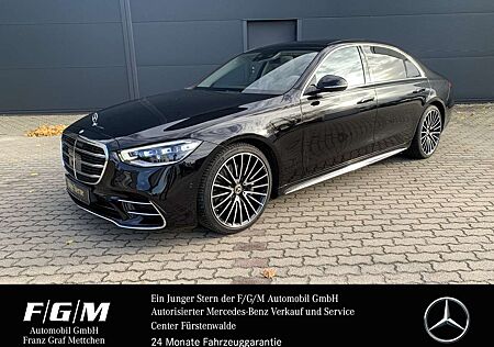 Mercedes-Benz S 450 4M lang AMG/Distr/Pano/360/KeyG/Burm/Beige