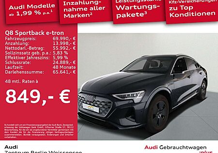 Audi Q8 e-tron Sportback 55 QUA*MATRIX*B&O*LUFT*ACC*