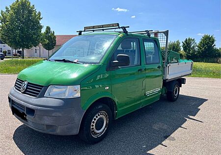 VW T5 Transporter Volkswagen Pritsche Doppelkabine 1,9TDI*AHK*