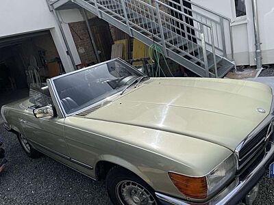 Mercedes-Benz SL 280 R107 E 28 Caprio H Kennzeichen Distelgrünmetallic