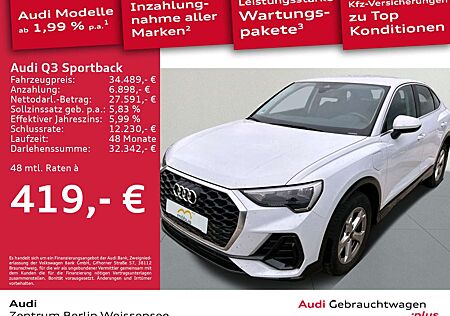 Audi Q3 45 TFSI e S-TRO**ACC*NAVI*DAB*SHZ**