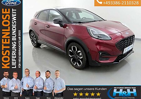 Ford Puma 1.0 M-Hybrid Aut. Vivid Ruby Edit Massage