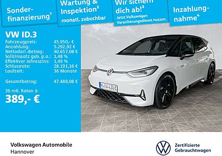 VW ID.3 Volkswagen GTX Performance Navi Pano LED HUD ACC Kamer
