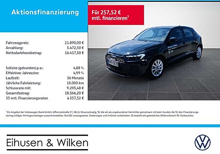 Audi A1 Sportback 25 TFSI 70(95) kW(PS) Schaltgetriebe