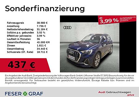 Audi Q3 35 TFSI S tronic S line AHK RFK PDC plus