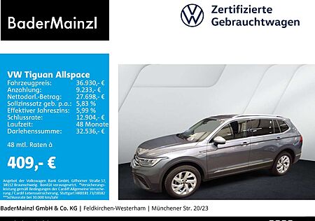 VW Tiguan Volkswagen Allspace 1.5 TSI DSG Life AHK 7-Sitz Navi