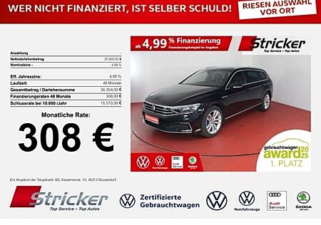 VW Passat Variant Volkswagen GTE 1.4TSI 308,-ohne Anzahlung AHK Standh.