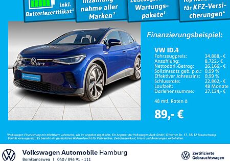VW ID.4 Volkswagen Pro Performance 204 PS / 77 kW Wärmepumpe