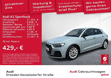 Audi A1 Advanced 30 TFSI S tronic Navi LED
