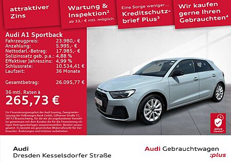 Audi A1 Advanced 30 TFSI S tronic Navi LED