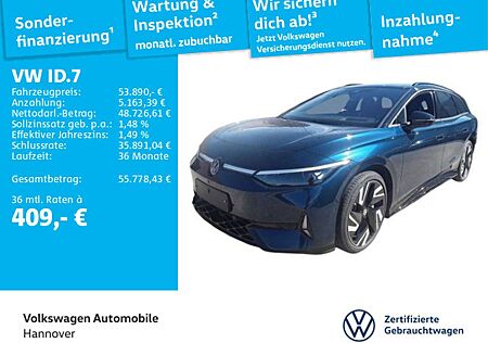 VW ID.7 Volkswagen Tourer GTX 4M Navi AHK Pano Kamera HUD WP A
