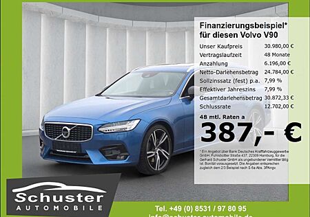 Volvo V90 R-Design AWD D5*Panodach 360°K Luftfed Leder