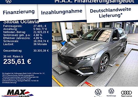 Skoda Octavia gebraucht kaufen Skoda Octavia Combi RS iV 1.4 eTSI DSG LED+NAV+ACC+HUD