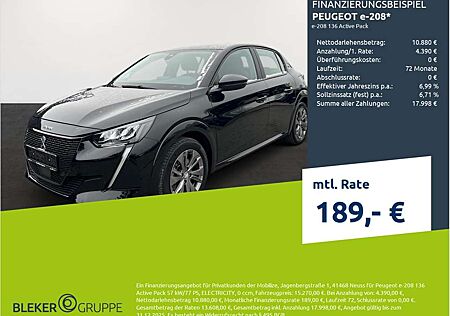 Peugeot e-208 136 Active Pack