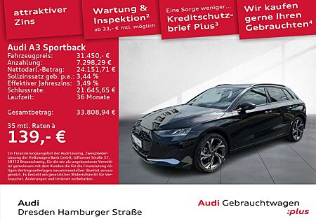 Audi A3 35 TFSI Advanced Navi AHZV