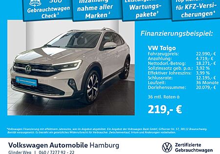 VW Taigo Volkswagen 1.0 TSI Style DSG Ganzjahresreifen Rückfah