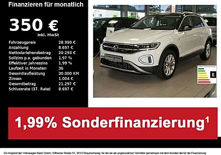 VW T-Roc Volkswagen Style 1.5 TSI DSG ACC+AHK+LED+NAVI+Alu-17`