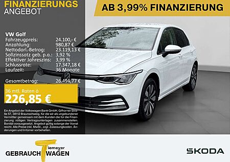 VW Golf Volkswagen 1.0 eTSI DSG MOVE NAVI AHK ACC behMFL