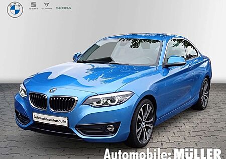 BMW 225 d Coupe Sport Line AHK+EL.AUSSENSPIEGEL+NAVI+LED+M