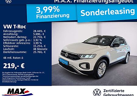 VW T-Roc Volkswagen 1.5 TSI DSG LIFE LED+NAVI+STANDHZG+ALU+APP
