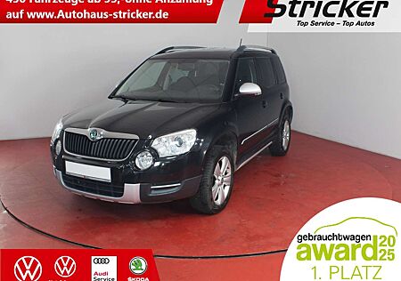 Skoda Yeti gebraucht kaufen Skoda Yeti Elegance 2.0 TDI DSG 4x4 TÜV bis 09.2027 AHK Sitz