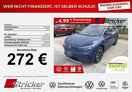 VW ID.4 Volkswagen Pro Performance 272,-ohne Anzahlung Navi App-Conn