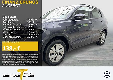 VW T-Cross Volkswagen 1.0 TSI LIFE NAVI LED SITZHZ VIRTUAL