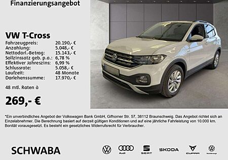 VW T-Cross Volkswagen Life 1.0 TSI DSG NAV*SIDE*R-KAM*PDC*16"