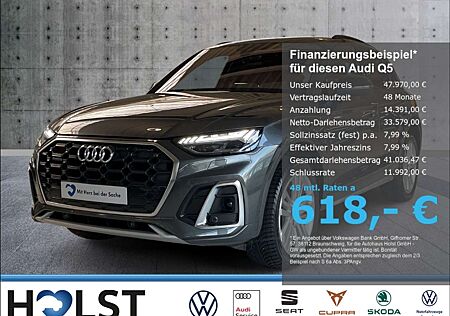 Audi Q5 2.0TDI DSG quattro S line AHK RüFaKa NAVI LED