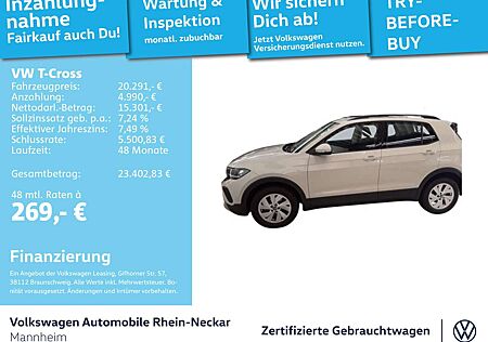 VW T-Cross gebraucht kaufen VW T-Cross Volkswagen 1.0 TSI life GAR2029 App-Connect PDC LED