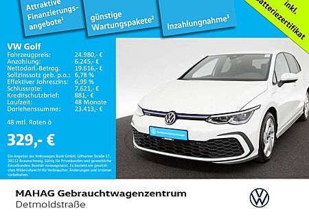 VW Golf GTE Volkswagen VIII GTE 1.4 TSI LED+Navi ParkPilot Sportfw