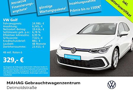 VW Golf GTE Volkswagen VIII GTE 1.4 TSI LED+Navi ParkPilot Sportfw