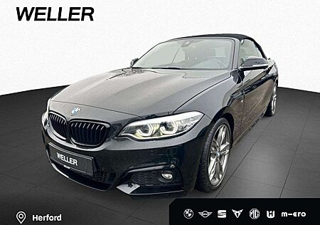 BMW 220 i Cabrio MSport ad.LED PDC RFK SiHz Navi Klima