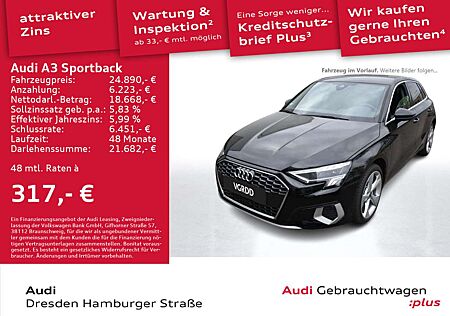 Audi A3 40TFSI e Advanced LED AHZV S tronic