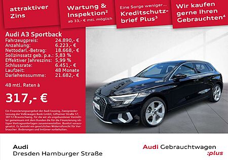 Audi A3 40TFSI e Advanced LED AHZV S tronic