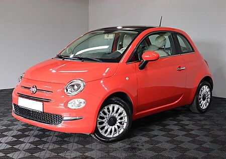 Fiat 500 Corallo Rot/ Apple CarPlay / Glasdach